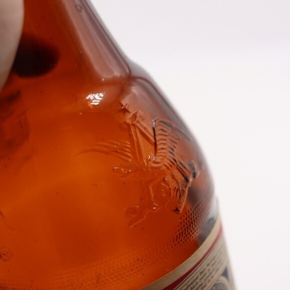 Vintage 1970s Budweiser Empty Collectable Amber Bottle One Quart Bottle Large - Picture 3 of 10